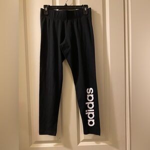 Adidas Womens Black Leggings size Medium